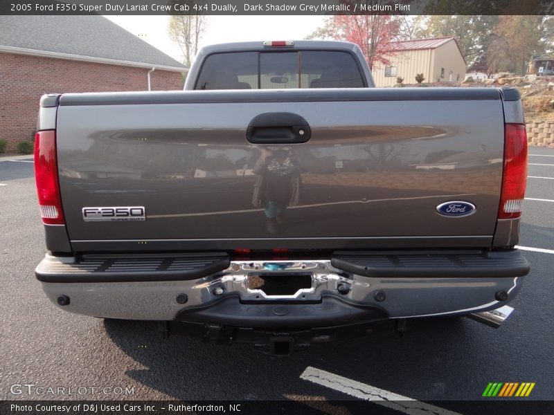 Dark Shadow Grey Metallic / Medium Flint 2005 Ford F350 Super Duty Lariat Crew Cab 4x4 Dually