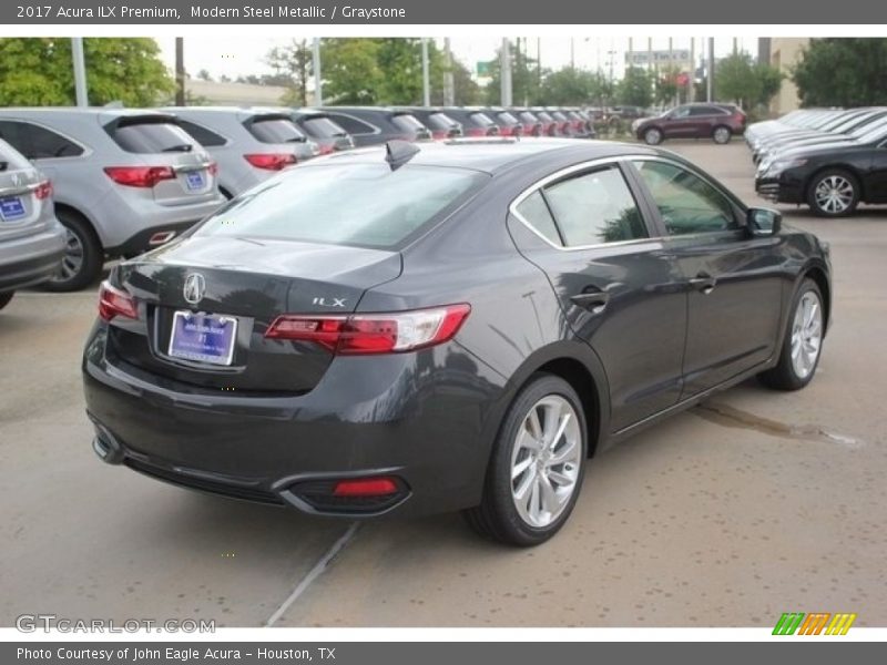 Modern Steel Metallic / Graystone 2017 Acura ILX Premium