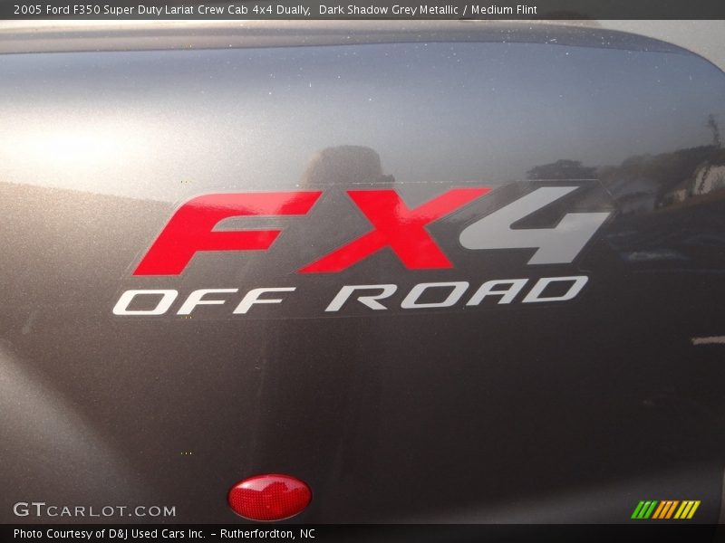 Dark Shadow Grey Metallic / Medium Flint 2005 Ford F350 Super Duty Lariat Crew Cab 4x4 Dually