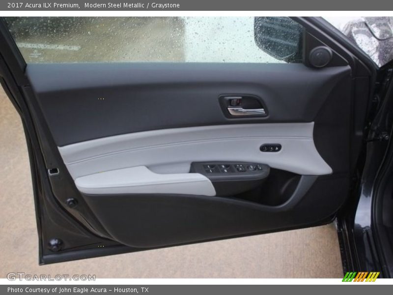Modern Steel Metallic / Graystone 2017 Acura ILX Premium