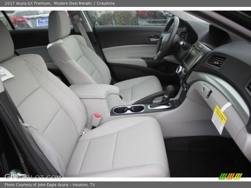 Modern Steel Metallic / Graystone 2017 Acura ILX Premium