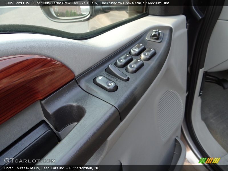 Dark Shadow Grey Metallic / Medium Flint 2005 Ford F350 Super Duty Lariat Crew Cab 4x4 Dually