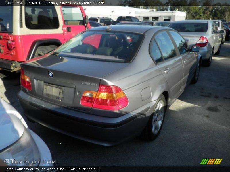 Silver Grey Metallic / Black 2004 BMW 3 Series 325i Sedan