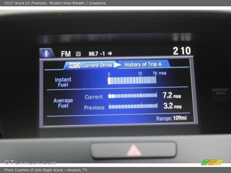 Modern Steel Metallic / Graystone 2017 Acura ILX Premium