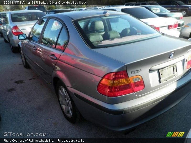 Silver Grey Metallic / Black 2004 BMW 3 Series 325i Sedan