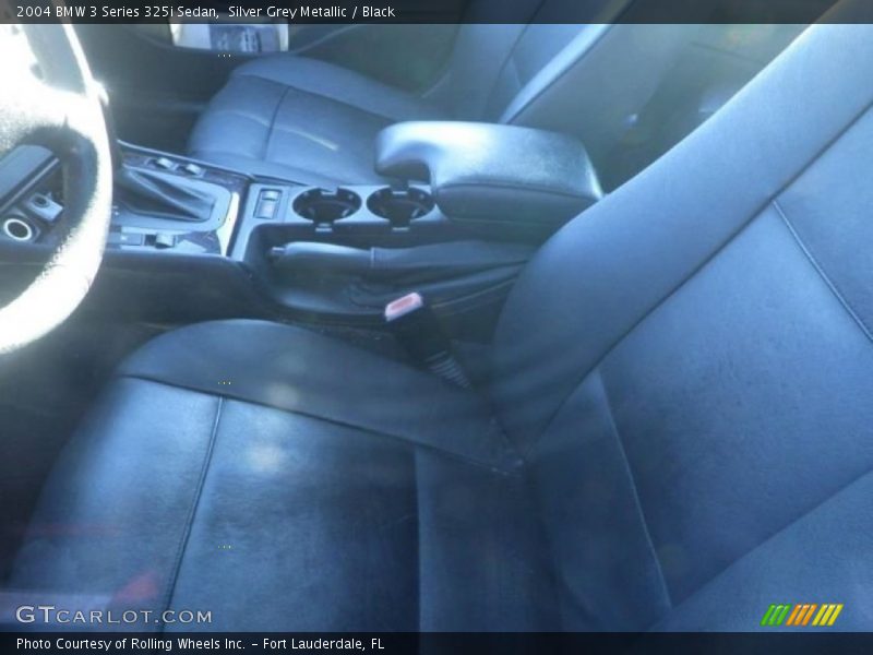 Silver Grey Metallic / Black 2004 BMW 3 Series 325i Sedan