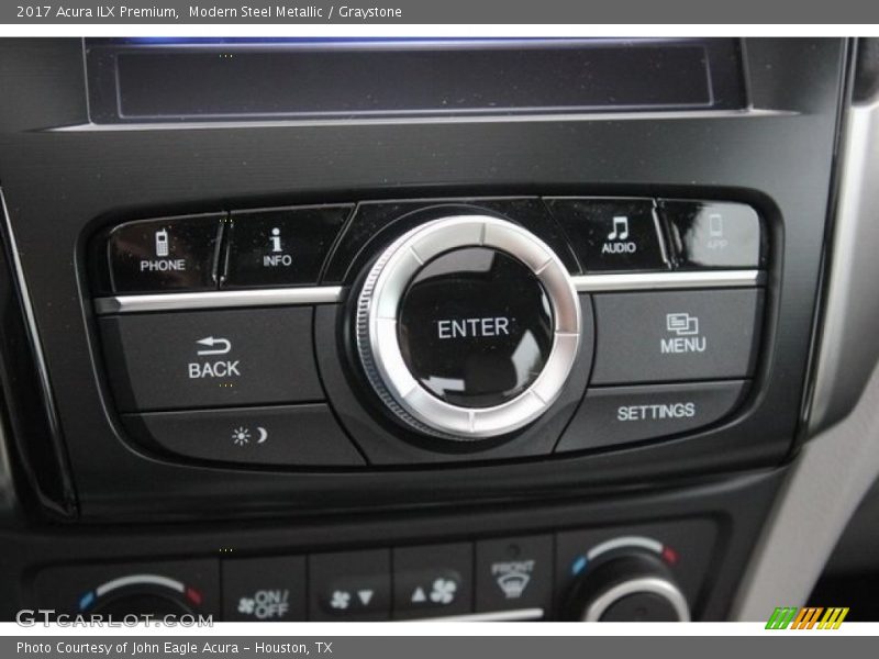 Modern Steel Metallic / Graystone 2017 Acura ILX Premium