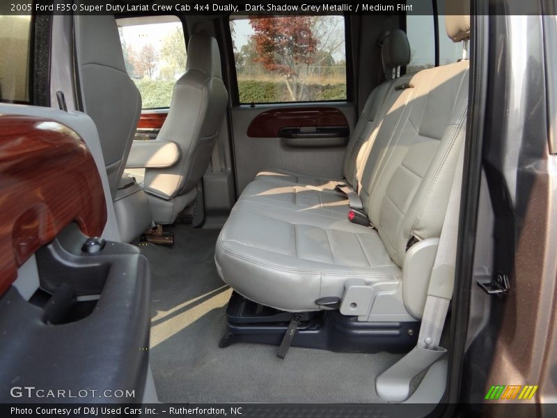 Dark Shadow Grey Metallic / Medium Flint 2005 Ford F350 Super Duty Lariat Crew Cab 4x4 Dually