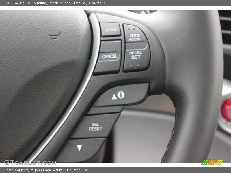 Modern Steel Metallic / Graystone 2017 Acura ILX Premium