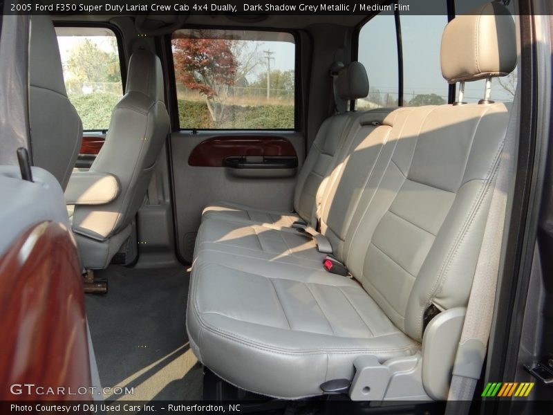 Dark Shadow Grey Metallic / Medium Flint 2005 Ford F350 Super Duty Lariat Crew Cab 4x4 Dually