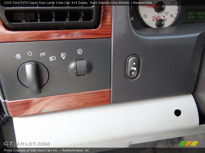 Dark Shadow Grey Metallic / Medium Flint 2005 Ford F350 Super Duty Lariat Crew Cab 4x4 Dually