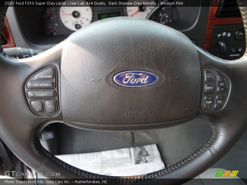 Dark Shadow Grey Metallic / Medium Flint 2005 Ford F350 Super Duty Lariat Crew Cab 4x4 Dually