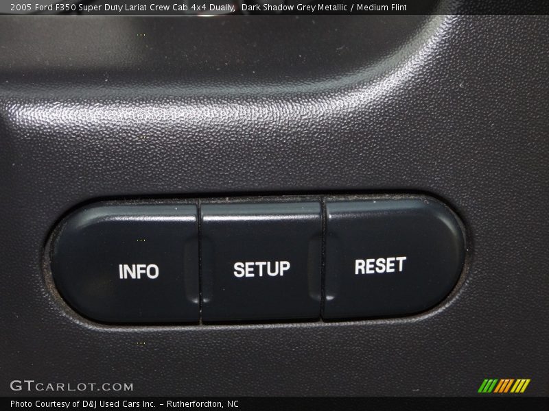 Dark Shadow Grey Metallic / Medium Flint 2005 Ford F350 Super Duty Lariat Crew Cab 4x4 Dually