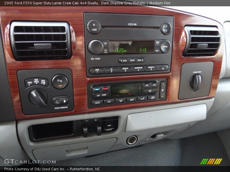 Dark Shadow Grey Metallic / Medium Flint 2005 Ford F350 Super Duty Lariat Crew Cab 4x4 Dually