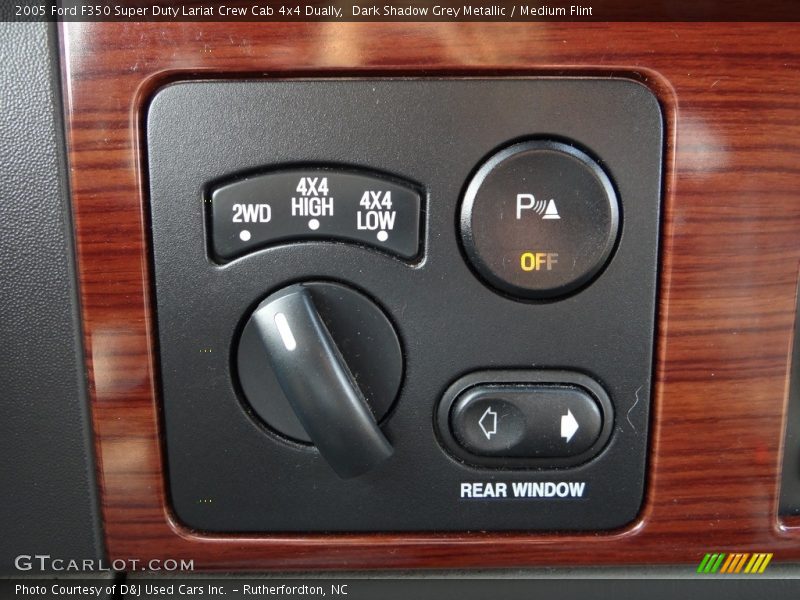 Dark Shadow Grey Metallic / Medium Flint 2005 Ford F350 Super Duty Lariat Crew Cab 4x4 Dually