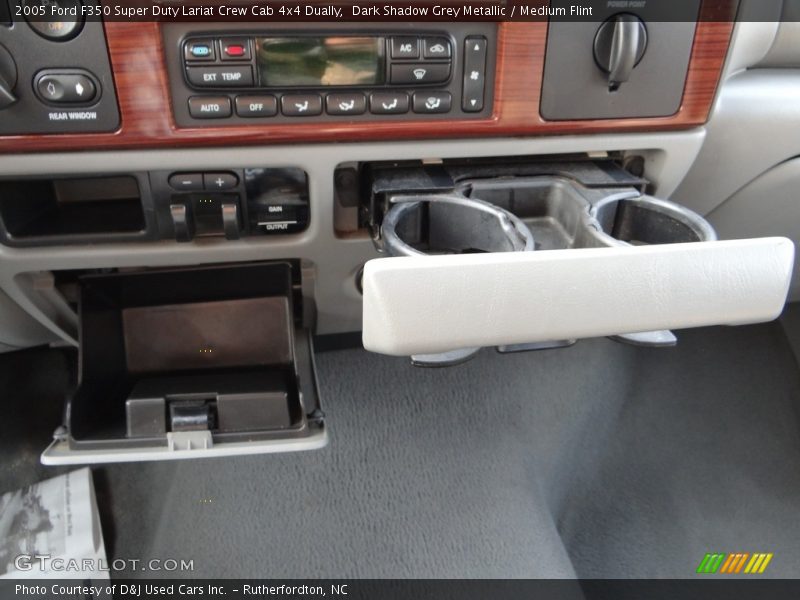Dark Shadow Grey Metallic / Medium Flint 2005 Ford F350 Super Duty Lariat Crew Cab 4x4 Dually