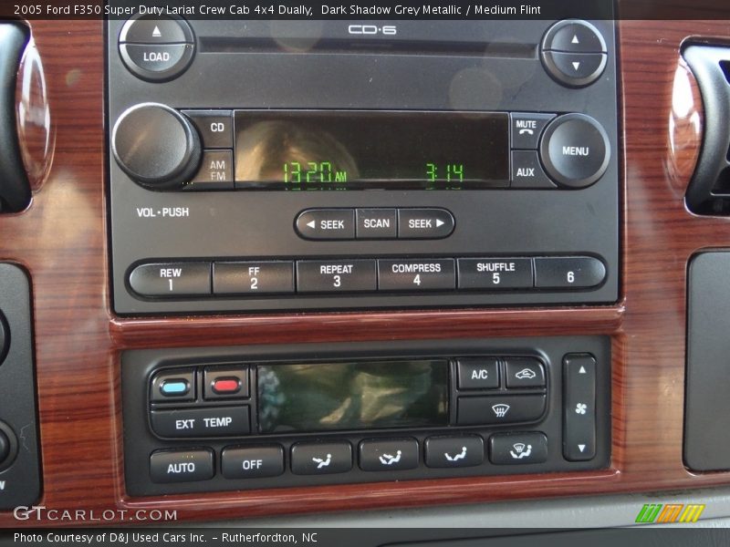 Dark Shadow Grey Metallic / Medium Flint 2005 Ford F350 Super Duty Lariat Crew Cab 4x4 Dually