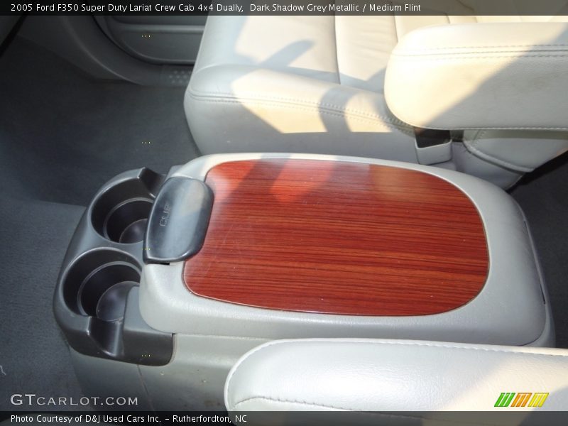 Dark Shadow Grey Metallic / Medium Flint 2005 Ford F350 Super Duty Lariat Crew Cab 4x4 Dually