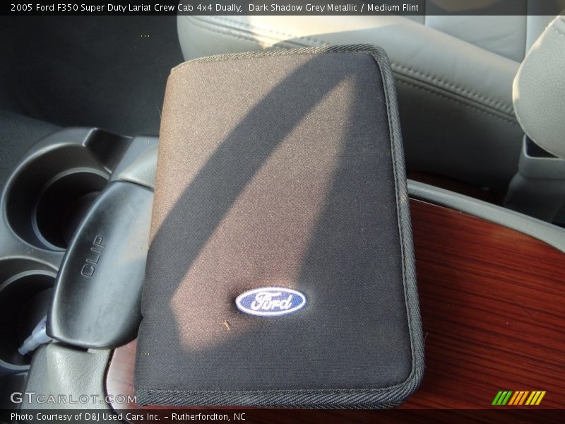 Dark Shadow Grey Metallic / Medium Flint 2005 Ford F350 Super Duty Lariat Crew Cab 4x4 Dually