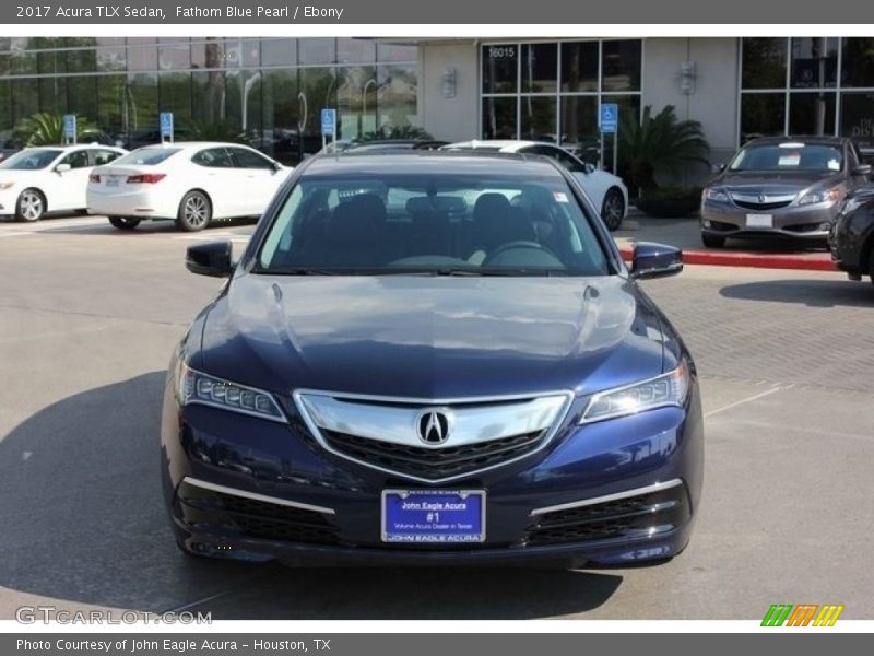 Fathom Blue Pearl / Ebony 2017 Acura TLX Sedan