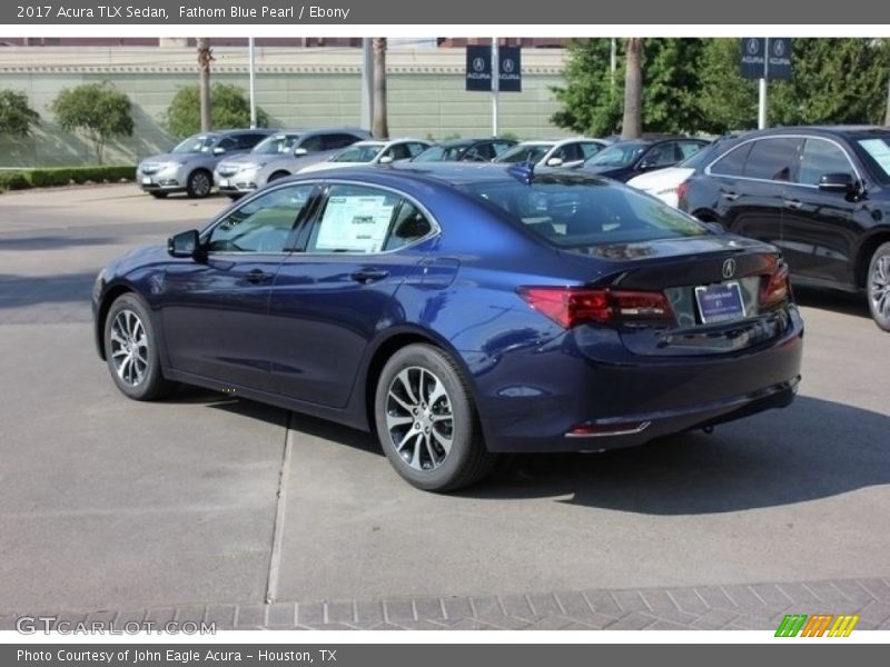 Fathom Blue Pearl / Ebony 2017 Acura TLX Sedan