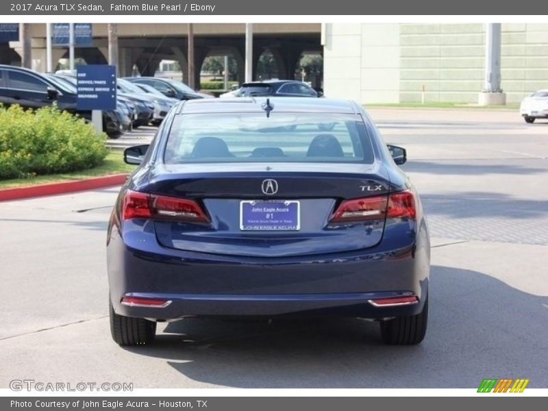Fathom Blue Pearl / Ebony 2017 Acura TLX Sedan