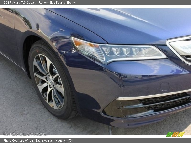 Fathom Blue Pearl / Ebony 2017 Acura TLX Sedan