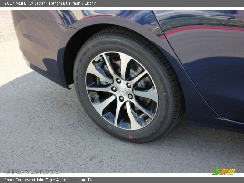 Fathom Blue Pearl / Ebony 2017 Acura TLX Sedan