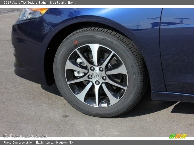 Fathom Blue Pearl / Ebony 2017 Acura TLX Sedan