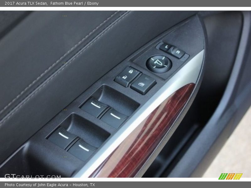 Fathom Blue Pearl / Ebony 2017 Acura TLX Sedan