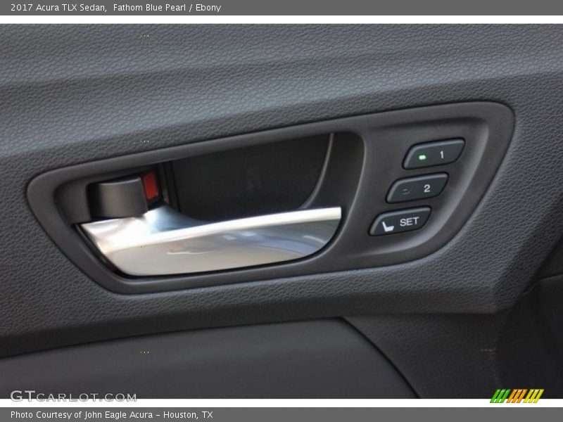 Fathom Blue Pearl / Ebony 2017 Acura TLX Sedan