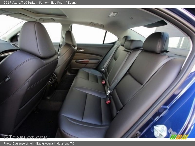 Fathom Blue Pearl / Ebony 2017 Acura TLX Sedan