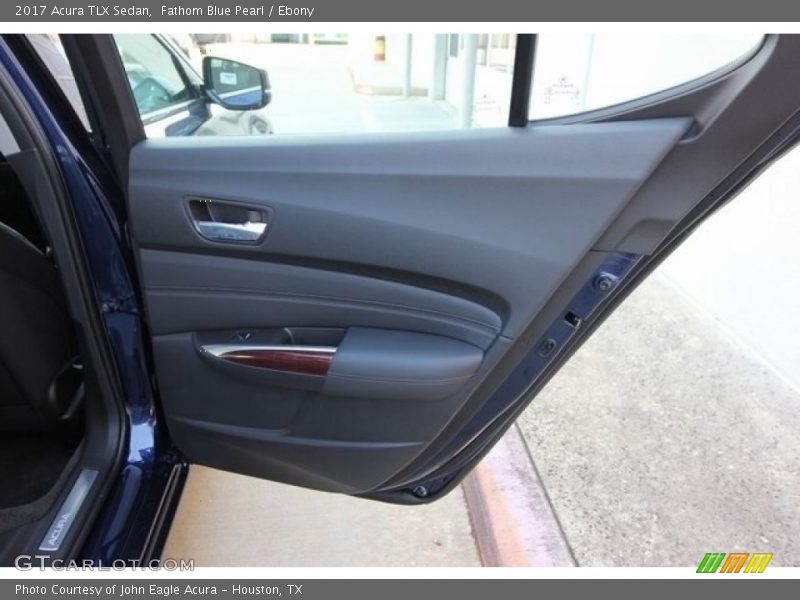 Fathom Blue Pearl / Ebony 2017 Acura TLX Sedan