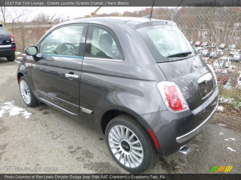 Granito Lucente (Granite Crystal) / Nero (Black) 2017 Fiat 500 Lounge