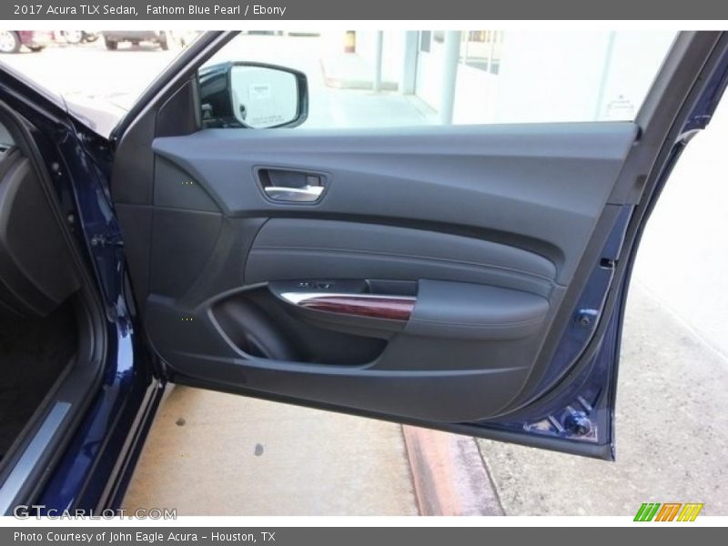 Fathom Blue Pearl / Ebony 2017 Acura TLX Sedan