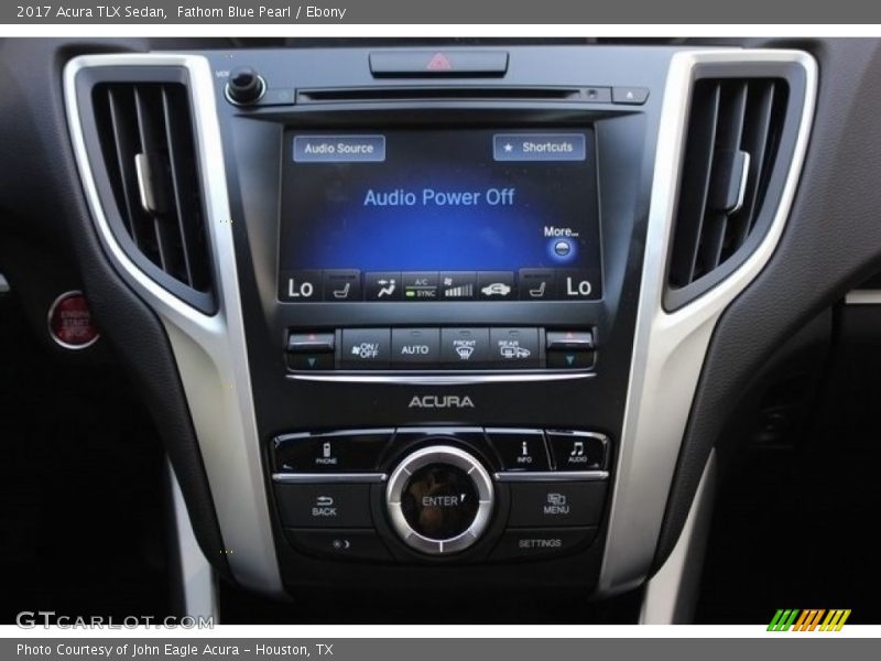 Fathom Blue Pearl / Ebony 2017 Acura TLX Sedan