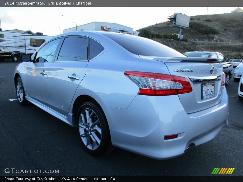 Brilliant Silver / Charcoal 2014 Nissan Sentra SR