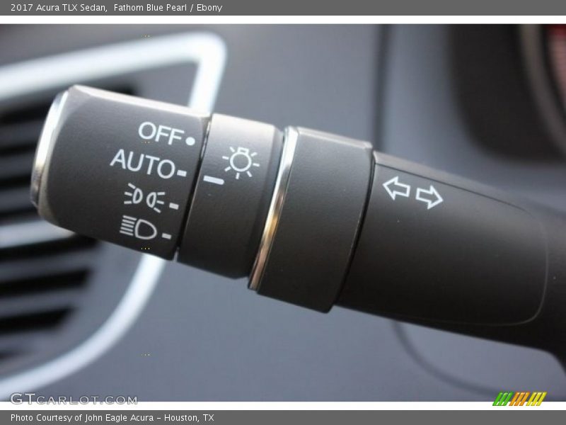 Fathom Blue Pearl / Ebony 2017 Acura TLX Sedan