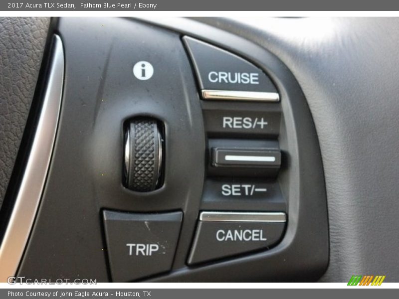 Fathom Blue Pearl / Ebony 2017 Acura TLX Sedan
