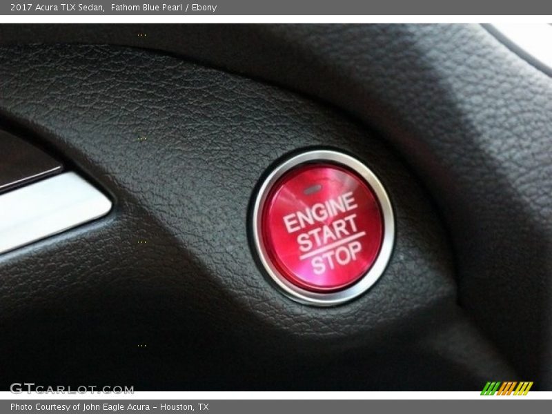 Fathom Blue Pearl / Ebony 2017 Acura TLX Sedan