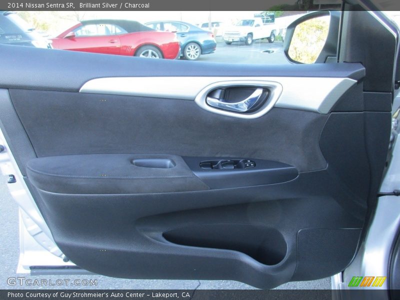 Brilliant Silver / Charcoal 2014 Nissan Sentra SR