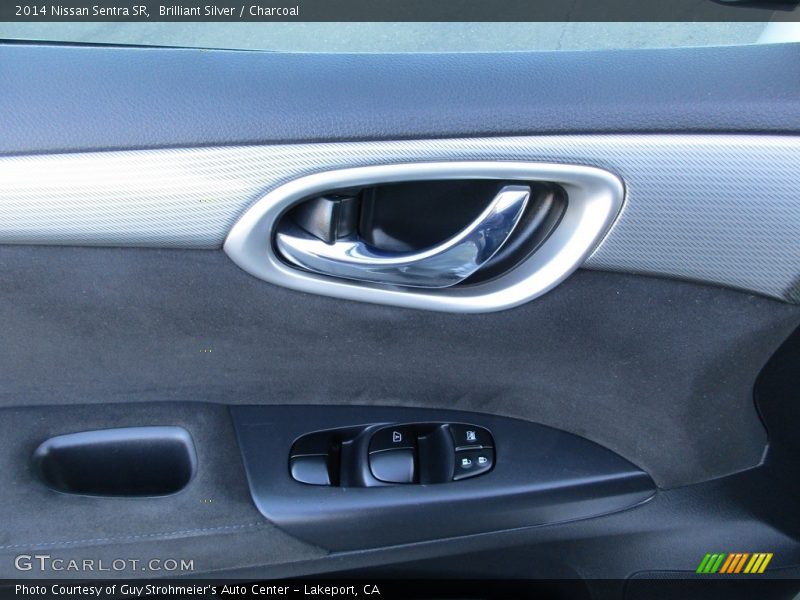 Brilliant Silver / Charcoal 2014 Nissan Sentra SR