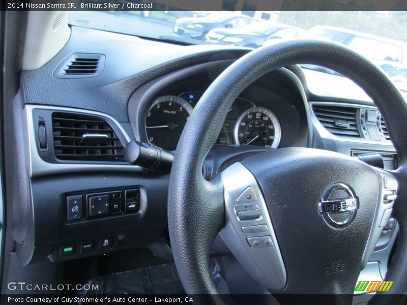Brilliant Silver / Charcoal 2014 Nissan Sentra SR