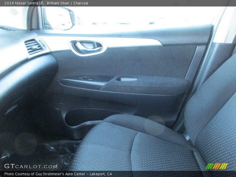 Brilliant Silver / Charcoal 2014 Nissan Sentra SR