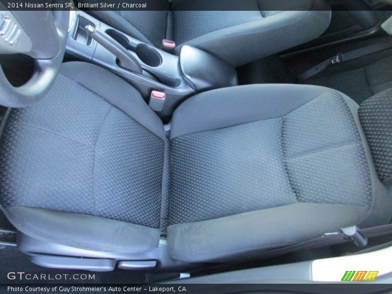 Brilliant Silver / Charcoal 2014 Nissan Sentra SR