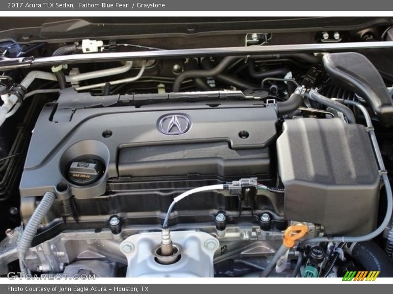 Fathom Blue Pearl / Graystone 2017 Acura TLX Sedan