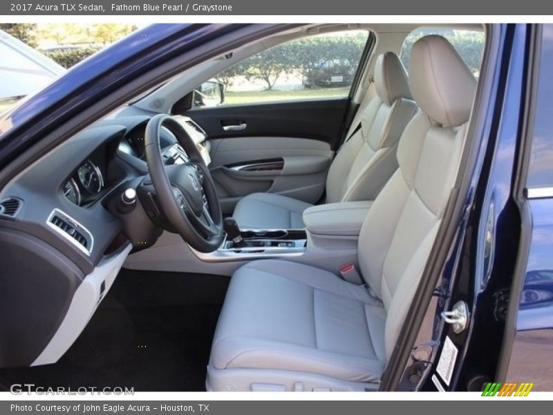 Fathom Blue Pearl / Graystone 2017 Acura TLX Sedan