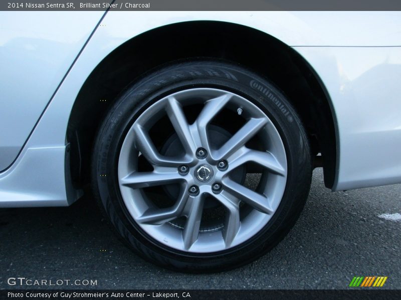 Brilliant Silver / Charcoal 2014 Nissan Sentra SR