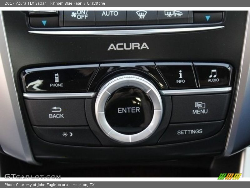 Fathom Blue Pearl / Graystone 2017 Acura TLX Sedan