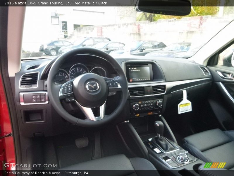Soul Red Metallic / Black 2016 Mazda CX-5 Grand Touring